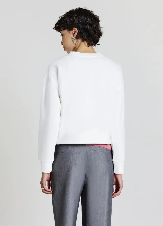 Calliope sweat imprimé femme col rond taille S