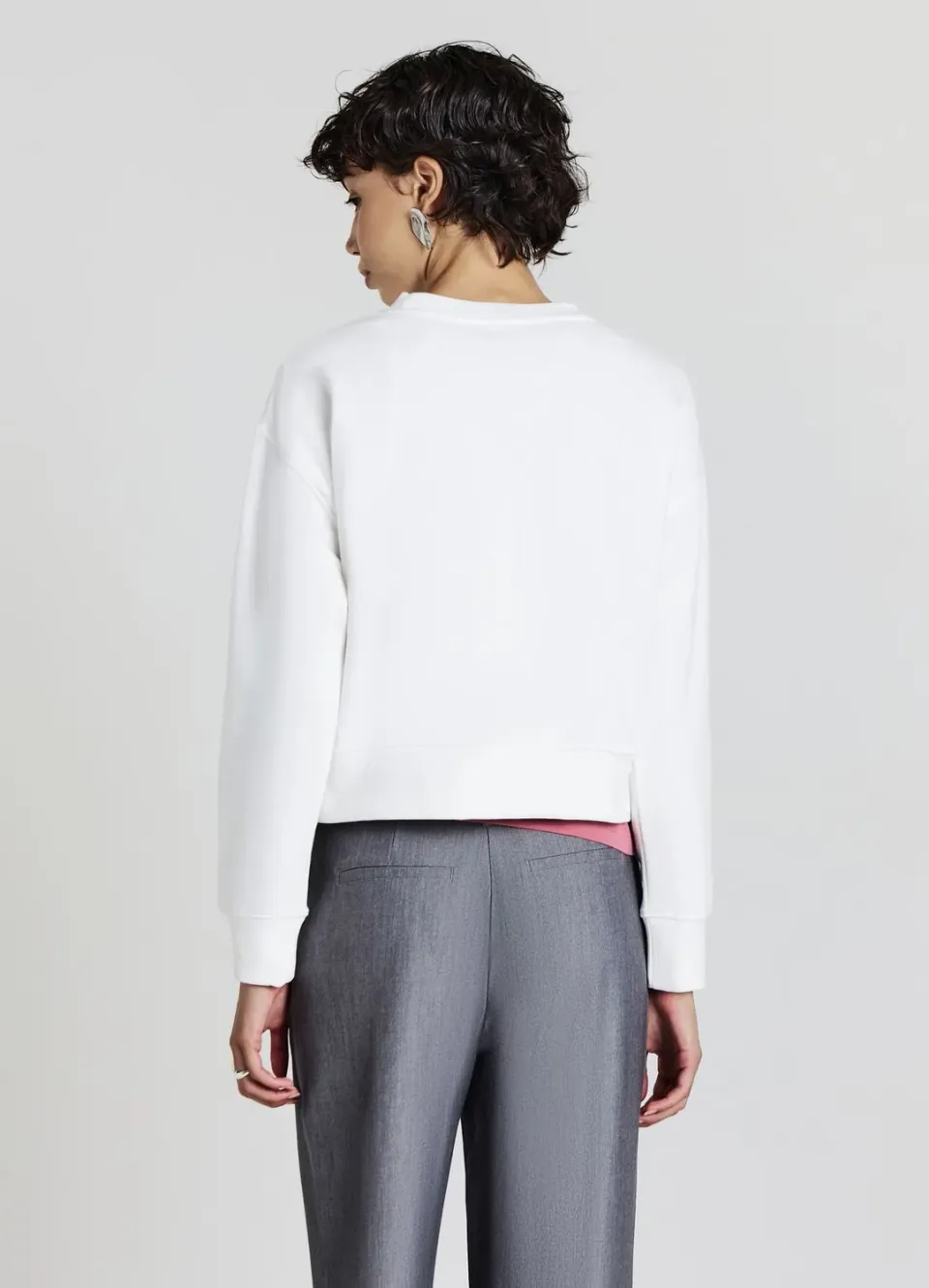 Calliope sweat imprimé femme col rond taille S