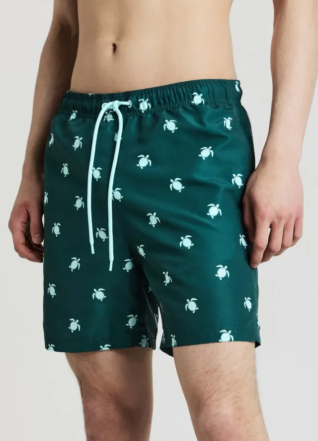 Calliope bermuda de bain homme tortues regular