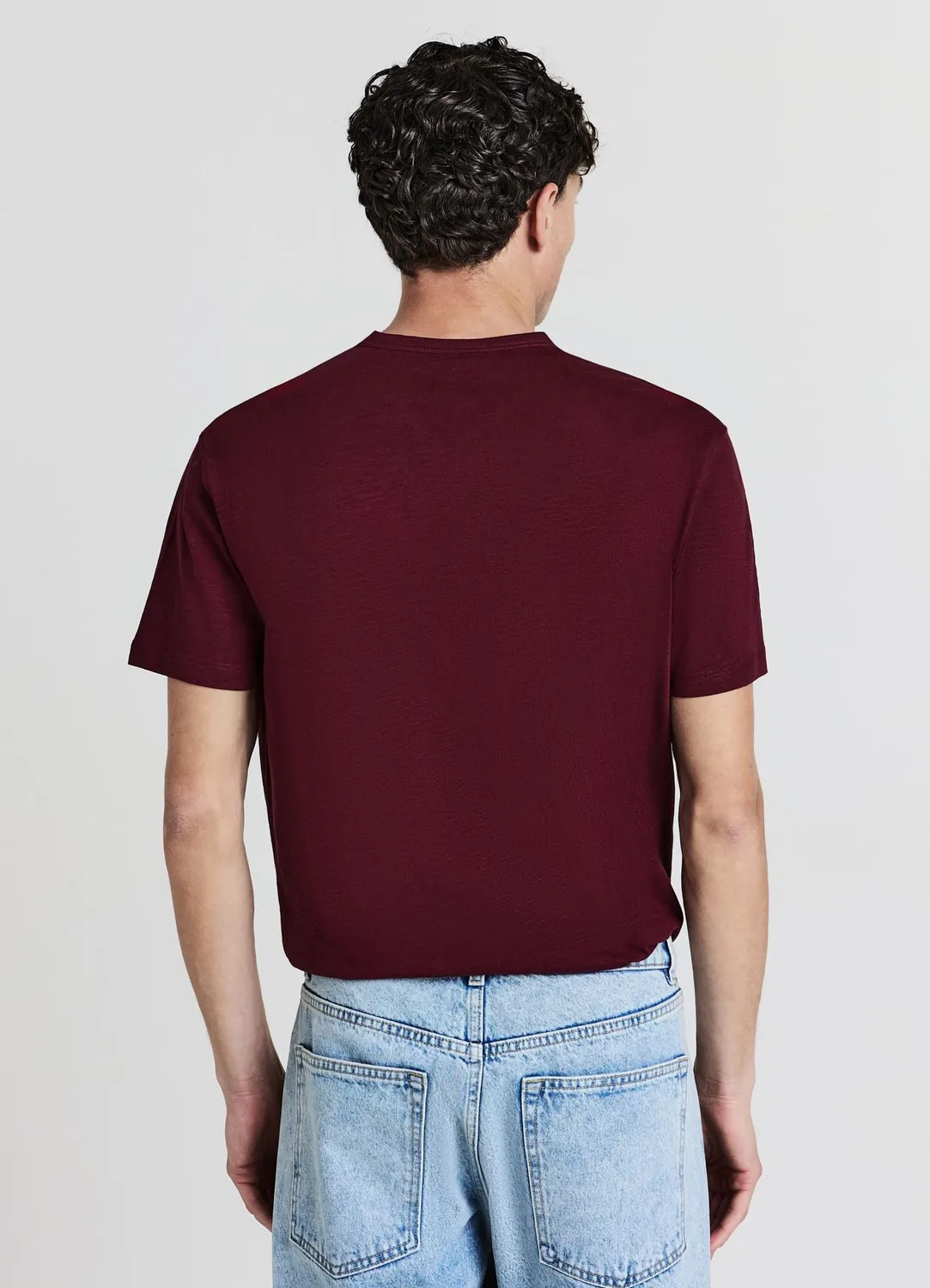 Calliope Serafino t-shirt homme coton uni