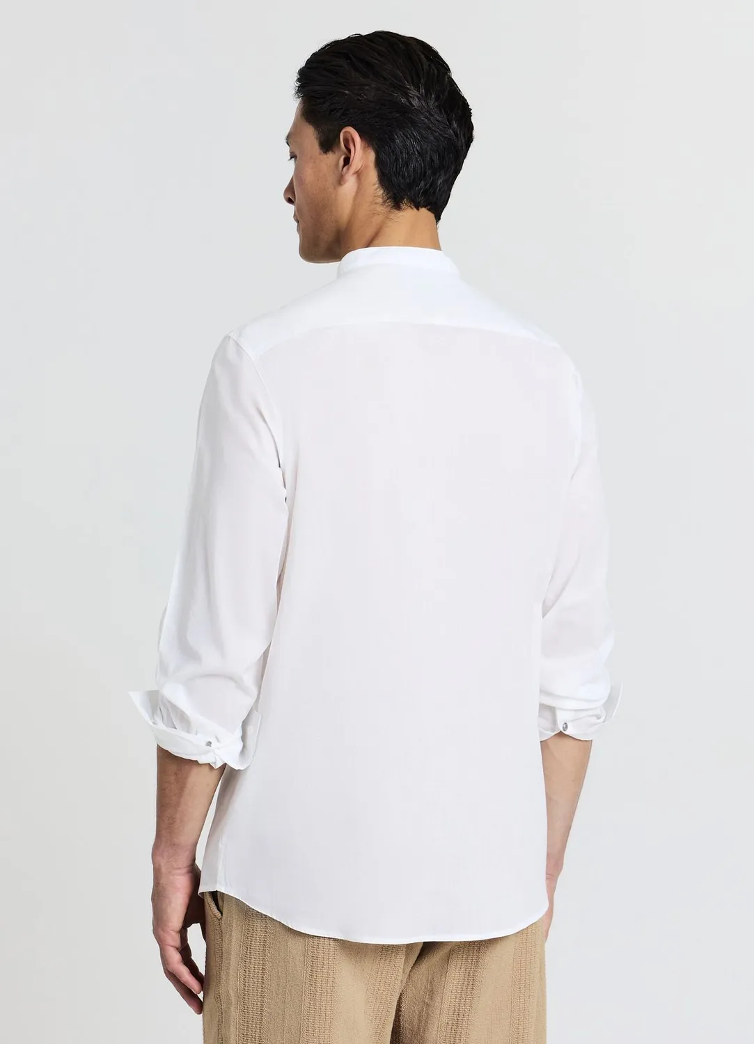 Calliope chemise col coréen homme plastron