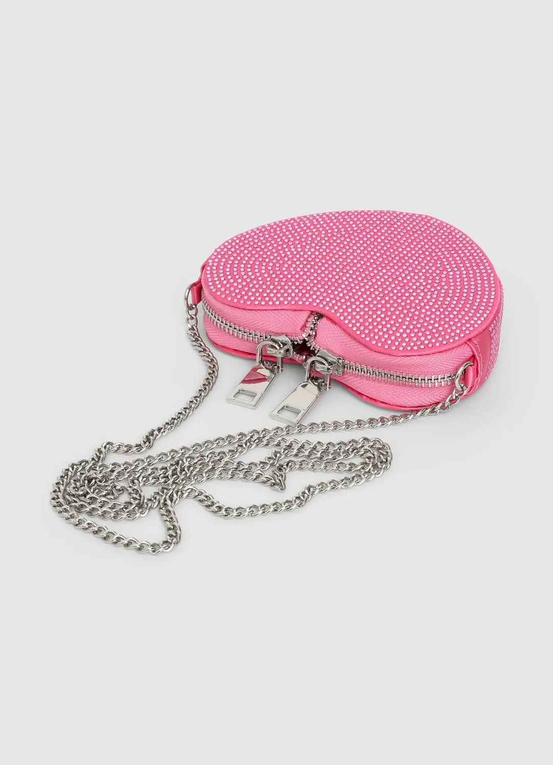 Calliope mini sac cœur strass fille chaîne