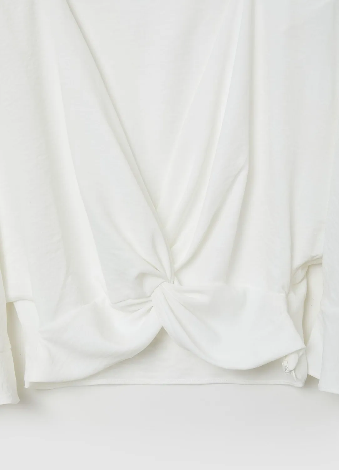Calliope chemise femme torsadée à volants