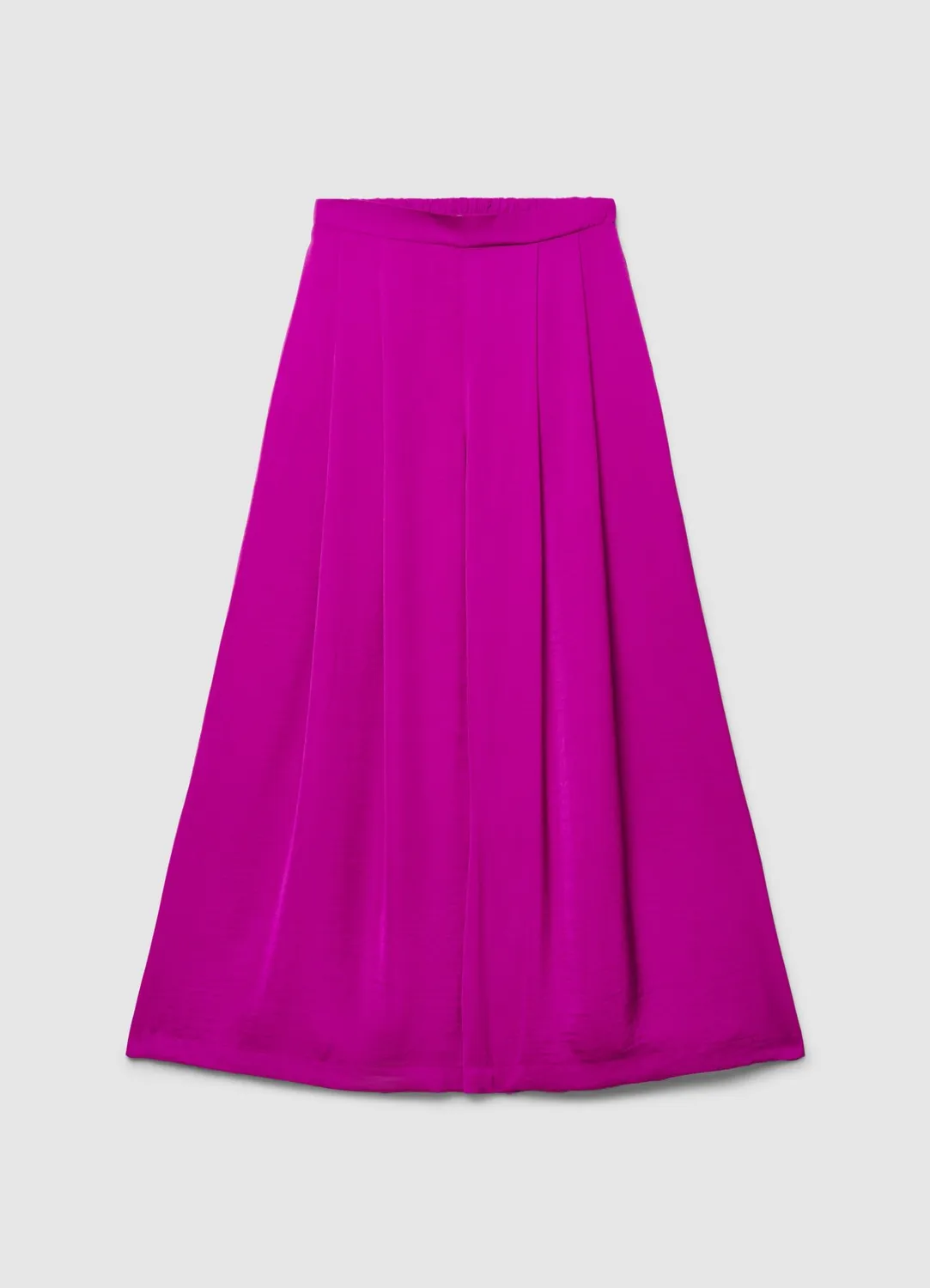 Calliope jupe-pantalon satinée femme longue