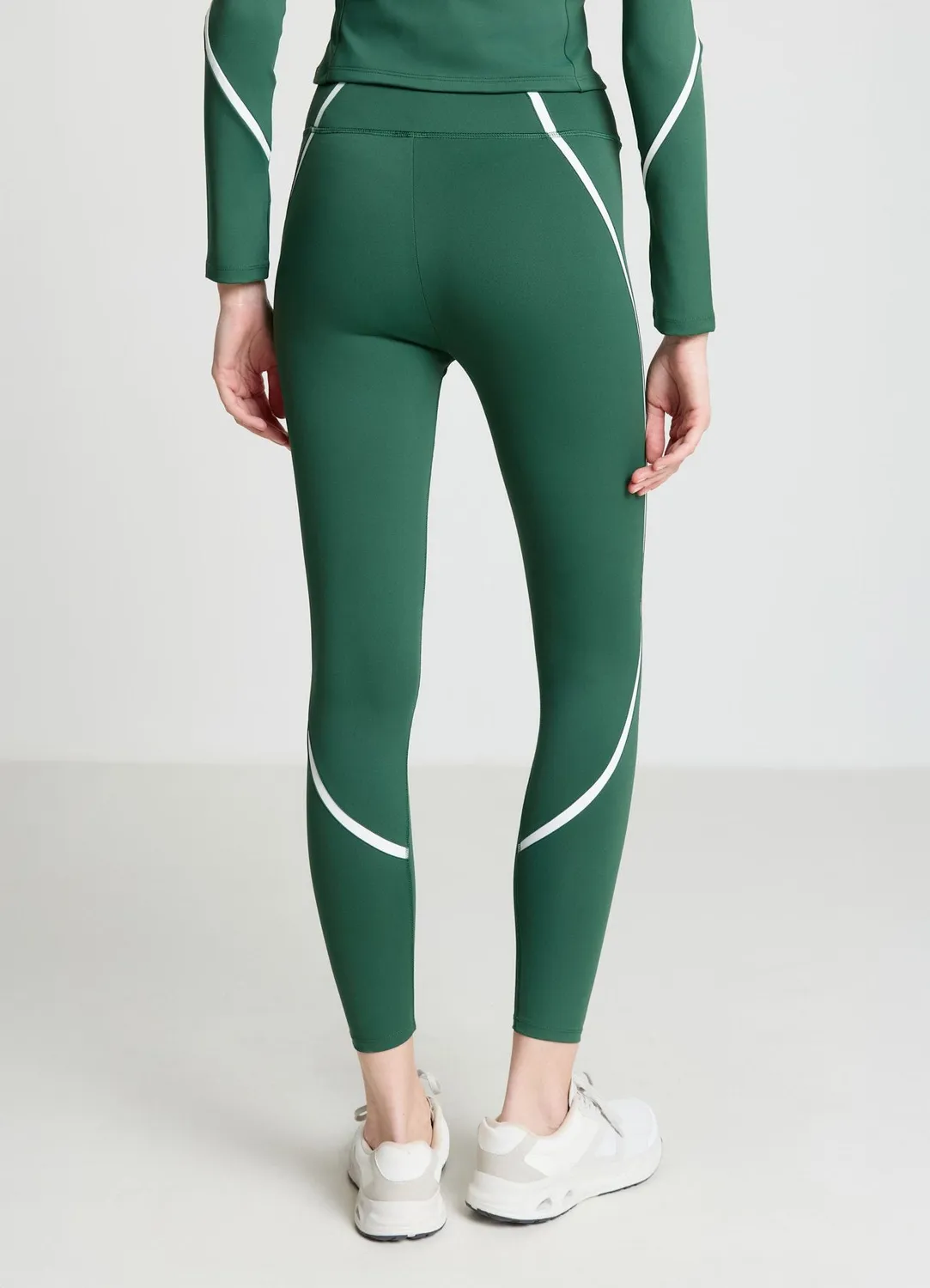 Calliope bicolor legging sport femme taille haute contrasté