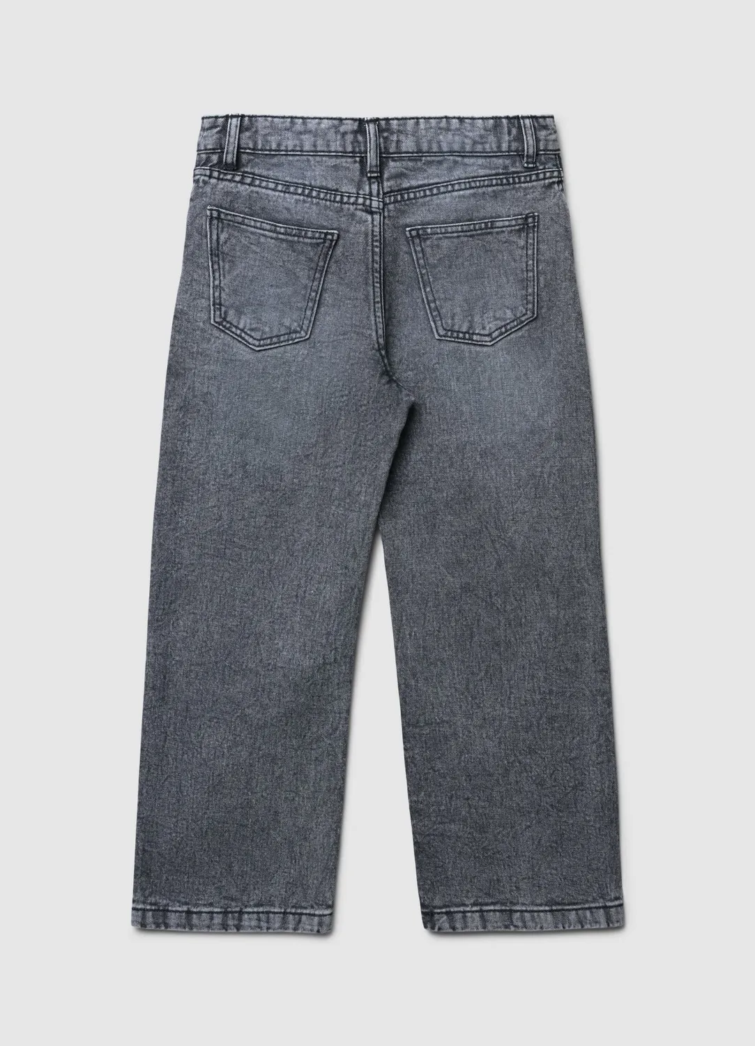 Calliope Jean wide leg fille strass bleu