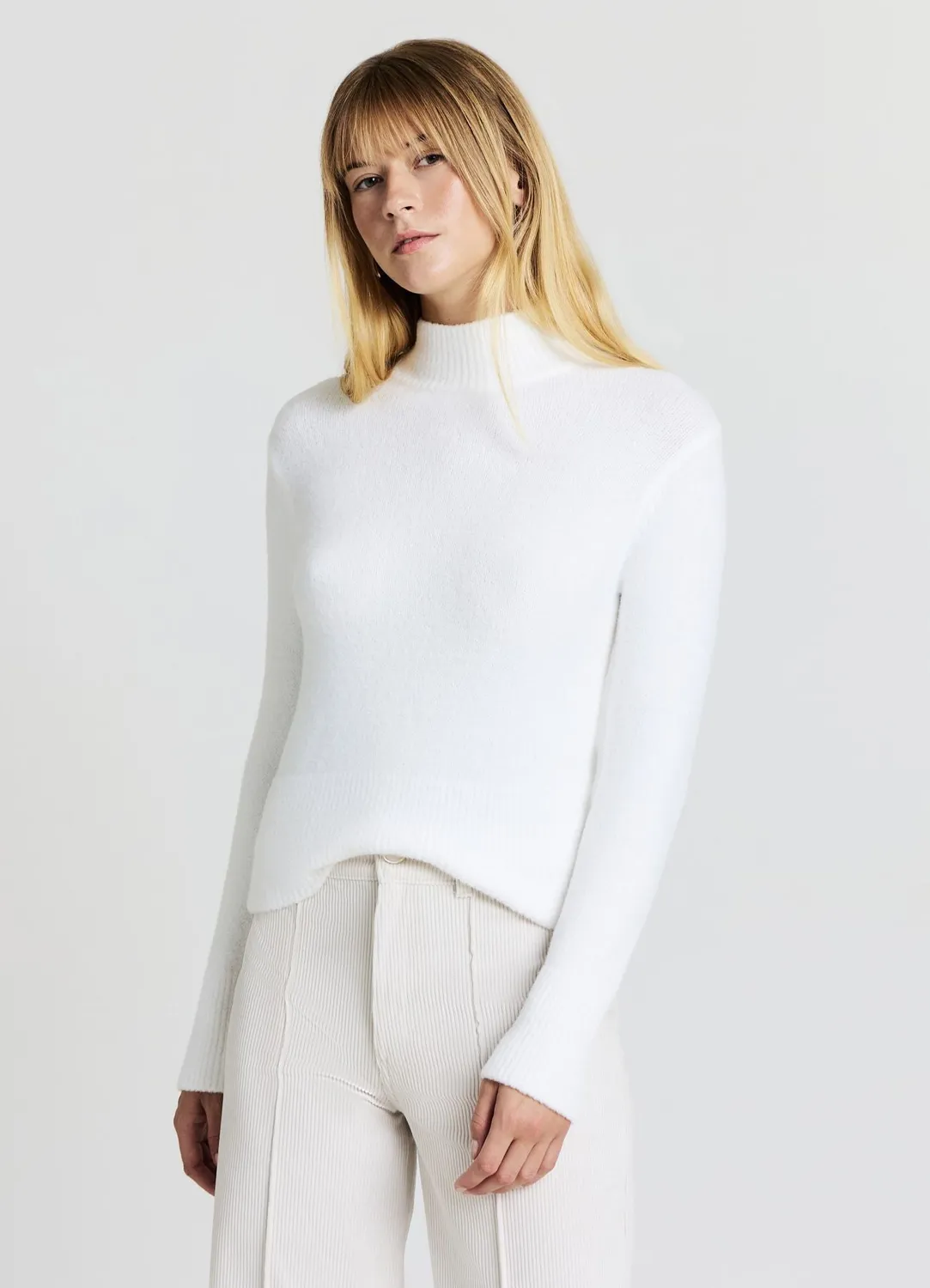 Calliope Pull col montant femme manches longues