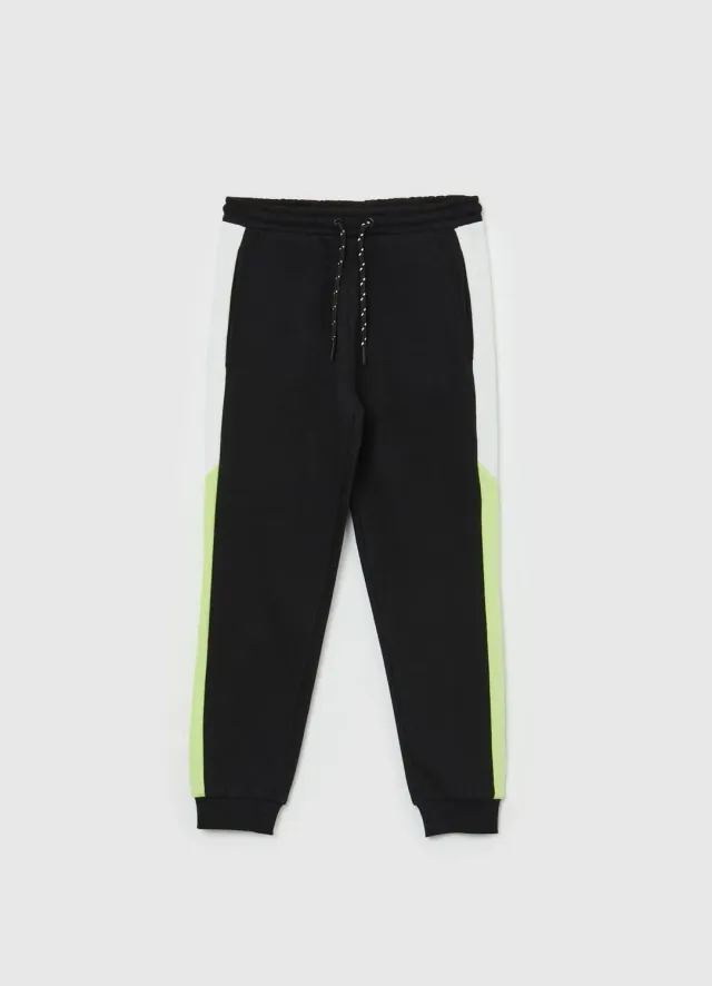 Calliope pantalon jogging garçon bandes coton