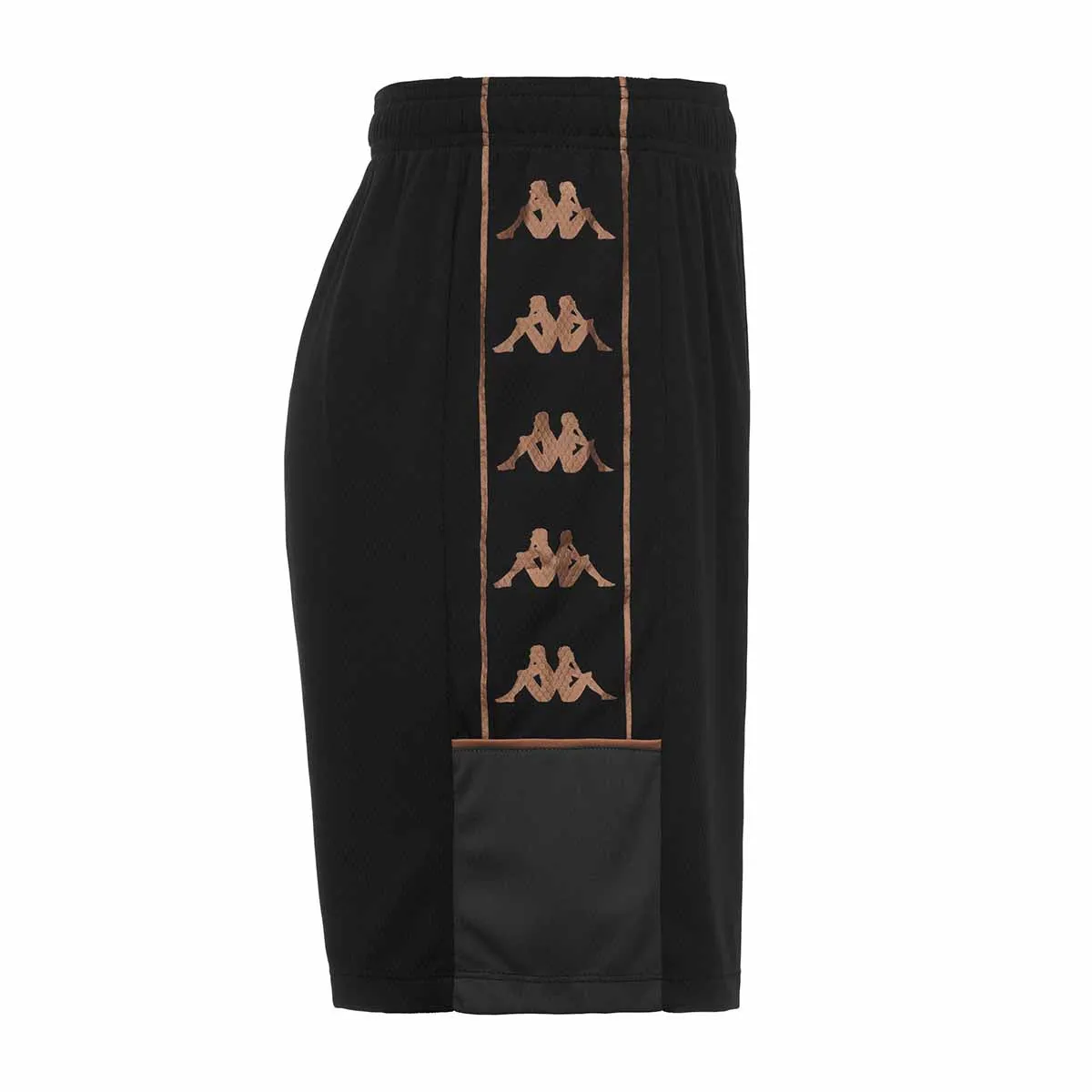 Robe di Kappa Miondo short enfant noir polyester recyclé