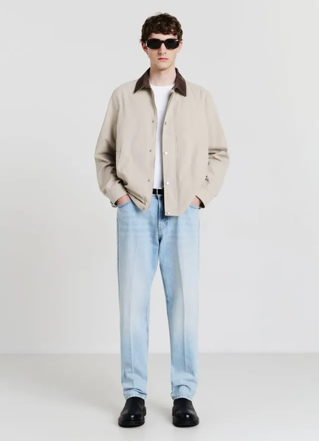 Calliope jean relaxed homme 5 poches coupe droite