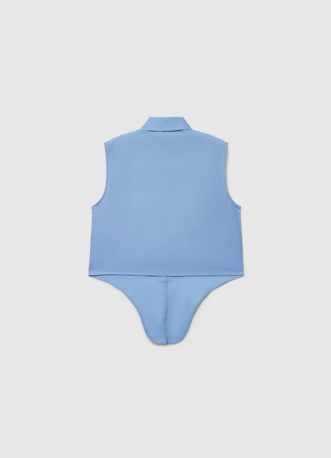 Calliope chemise sans manches femme lin nœud