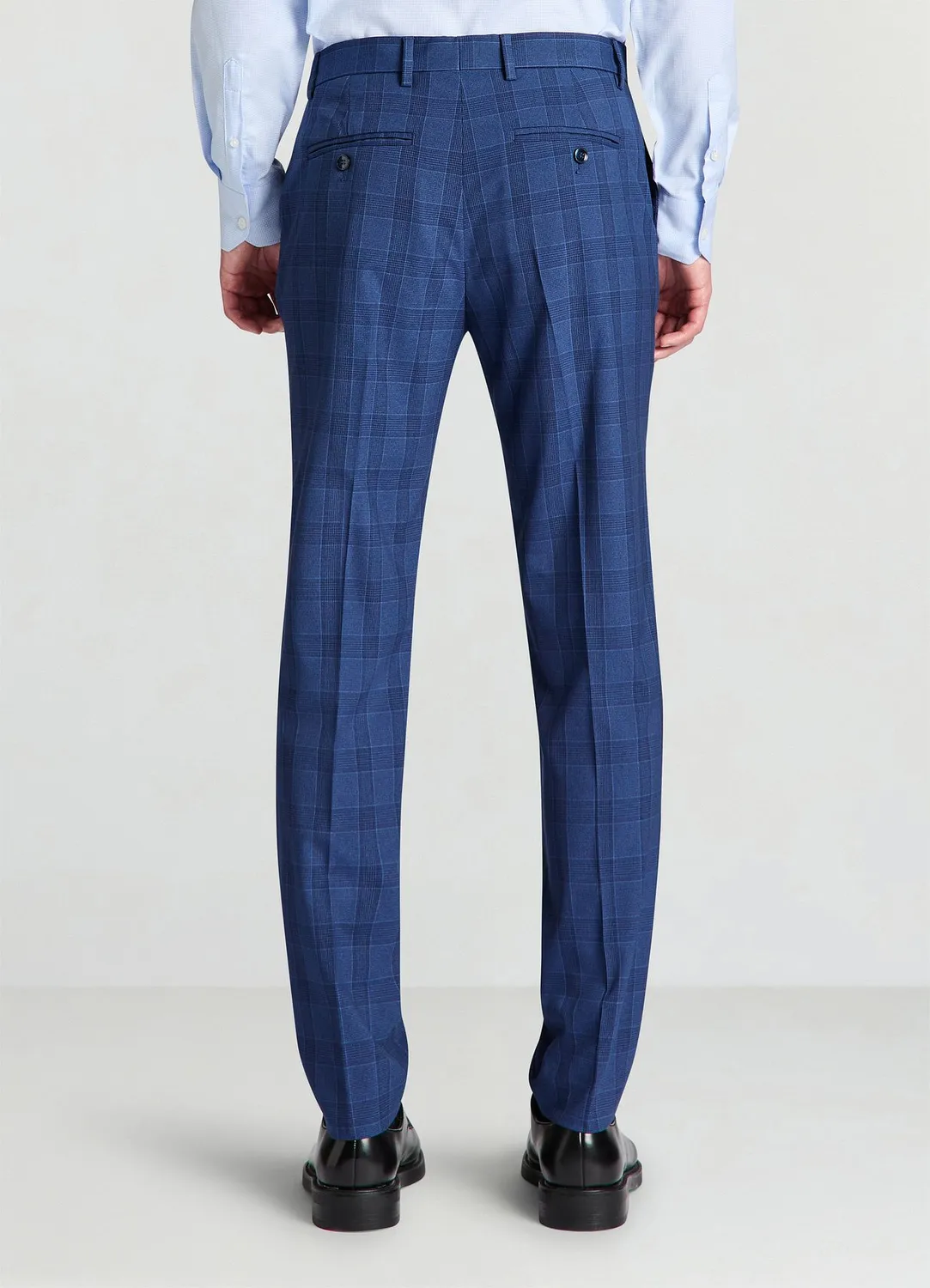 Calliope Atelier Pantalon Carreaux Homme Coupe Droite