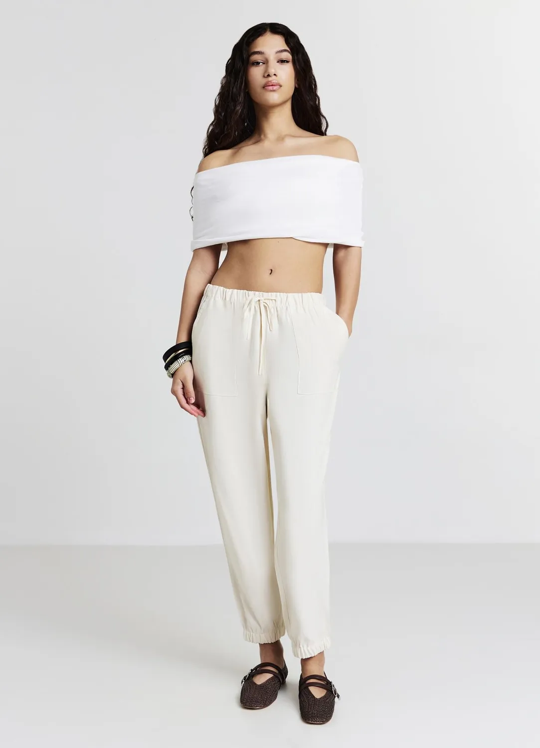 Calliope jogger femme pantalon uni regular