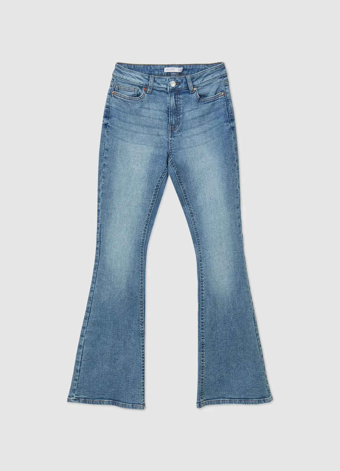 Calliope jean flare délavé femme 42 regular