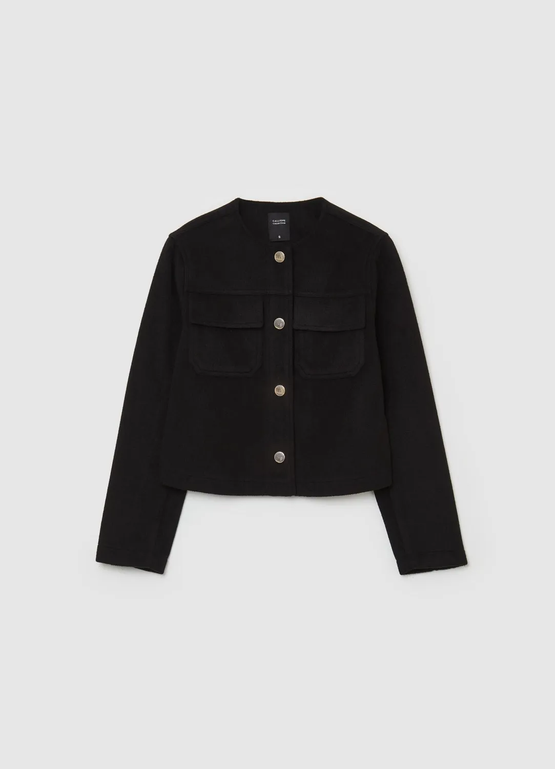Calliope veste courte boutons dorés femme