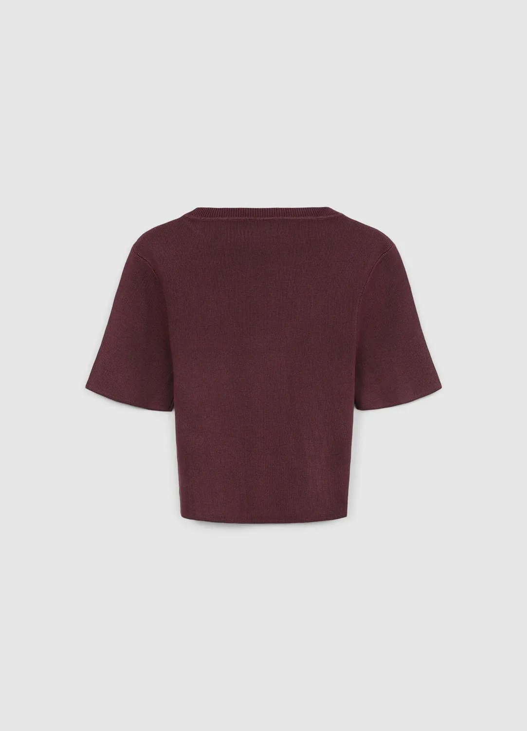 Calliope t-shirt uni femme col rond manches courtes