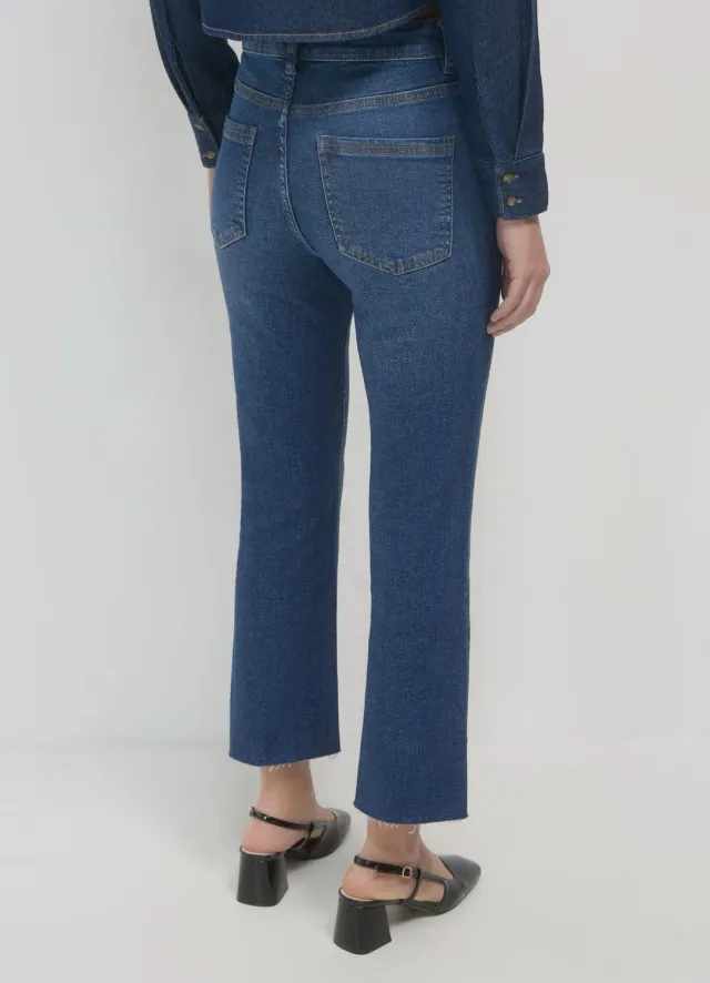 Calliope jean cropped flare femme taille 42