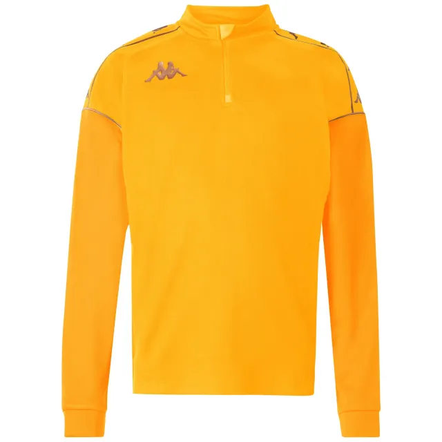 Robe di Kappa Massolo Banda sweat jaune enfant demi-zip