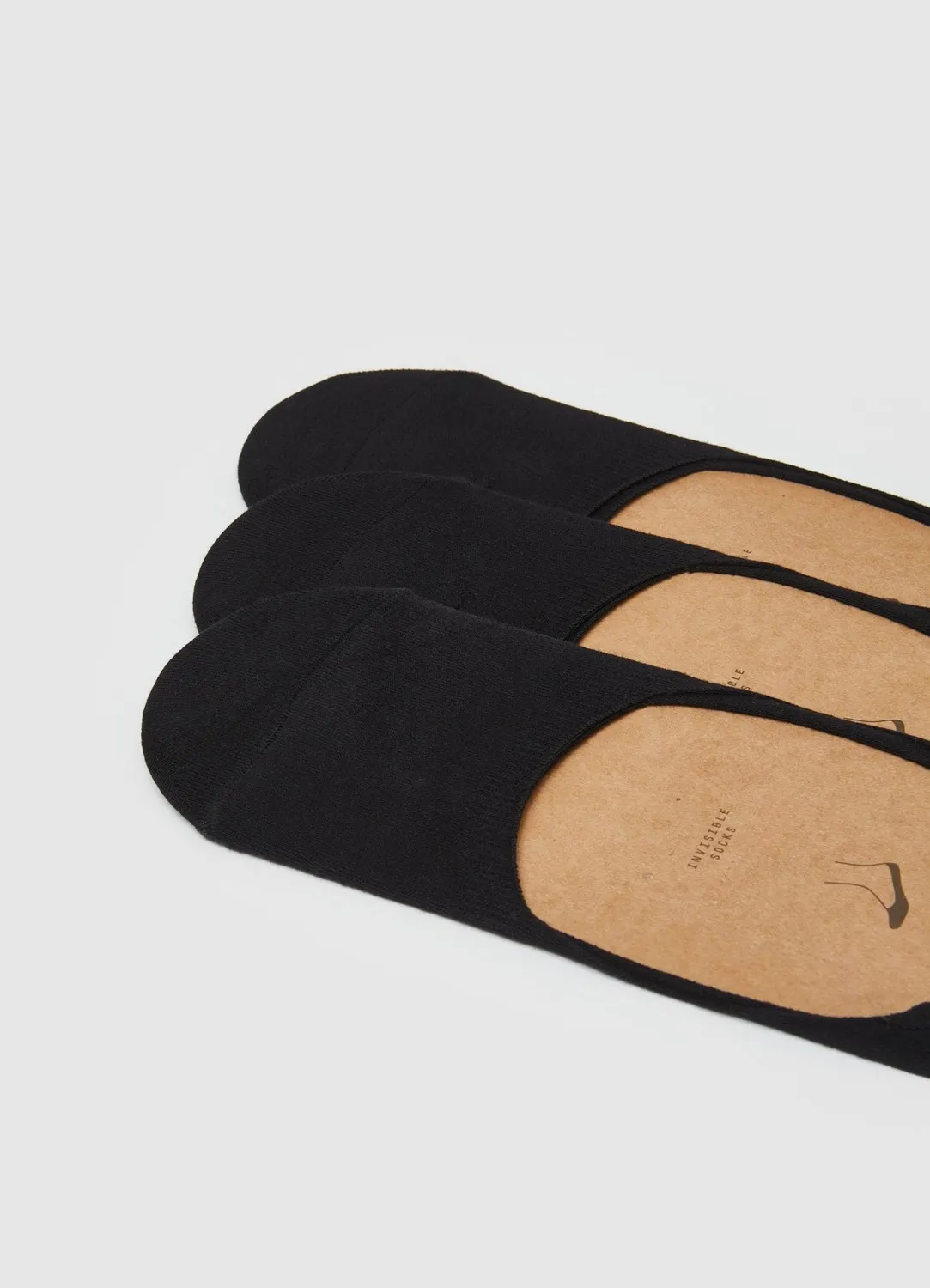 Calliope lot 3 chaussettes invisibles homme uni