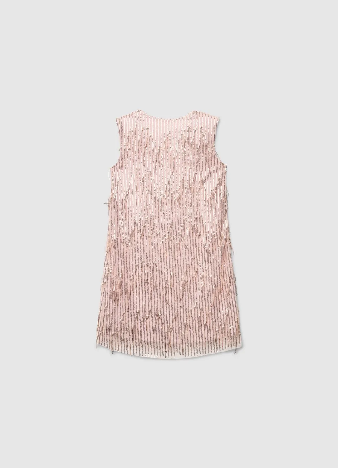 Calliope robe fille paillettes et franges fête