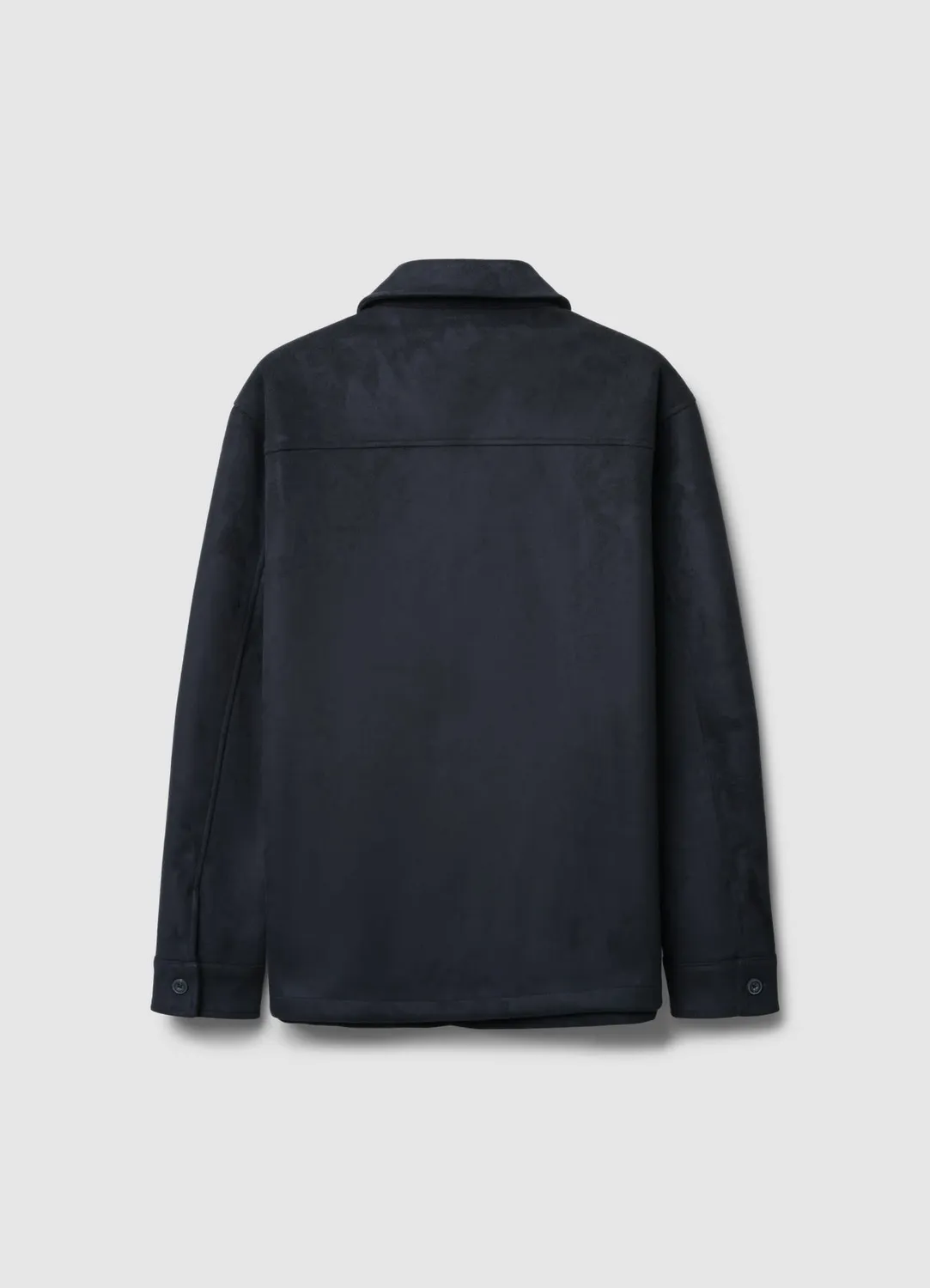 Calliope Shacket surchemise homme suède marron