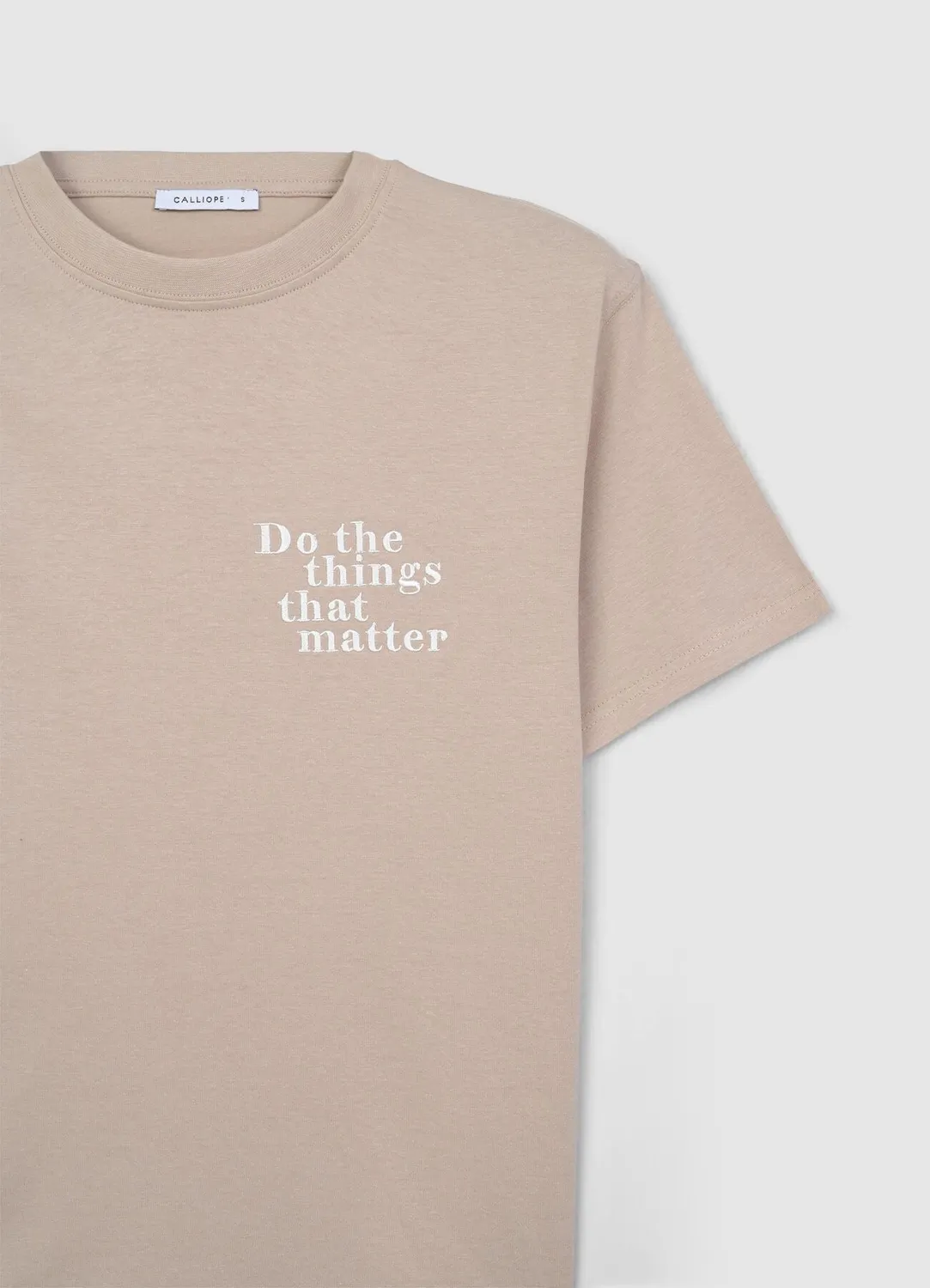 Calliope t-shirt femme inscriptions coton