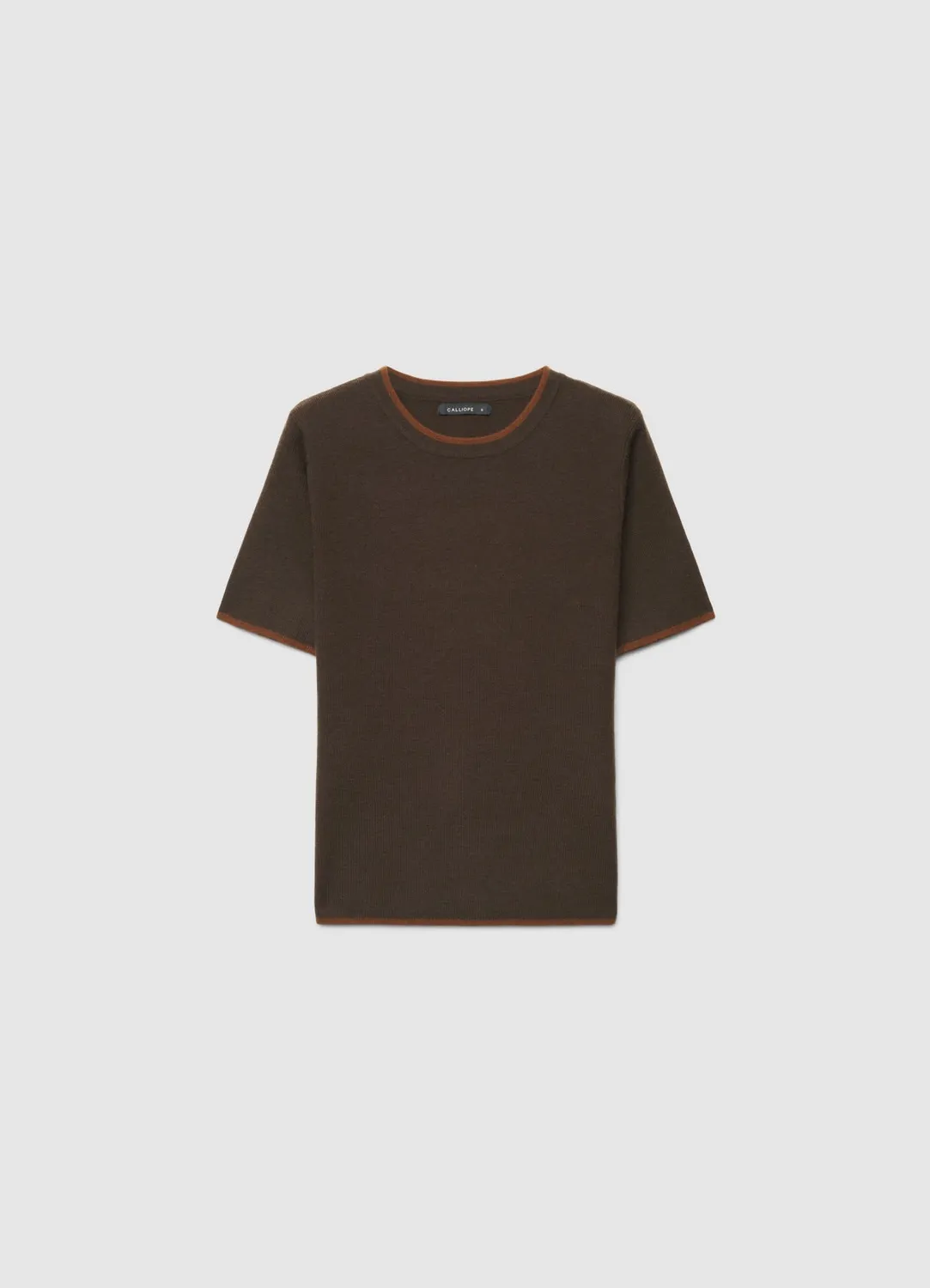 Calliope t-shirt femme maille profils contrastés