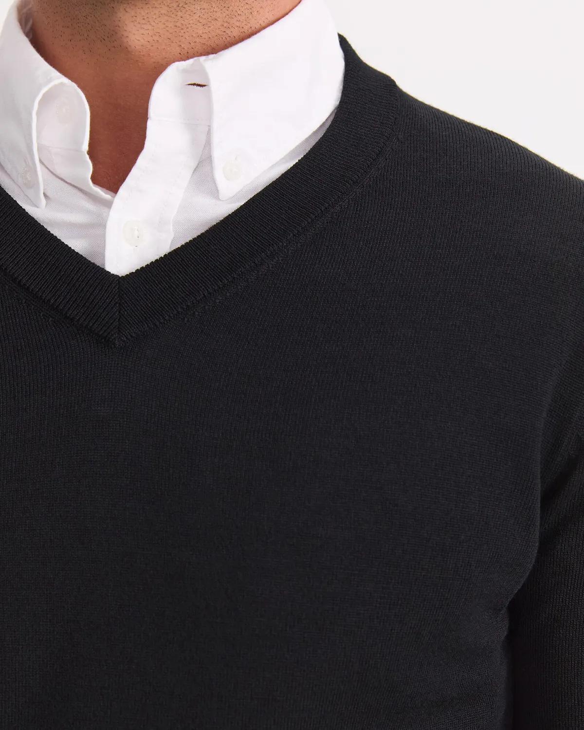 Sportscraft Merino V-Neck pull col V laine mérinos