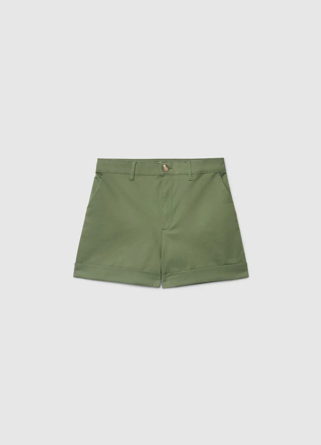 Calliope Short Chino Femme Revers Coton