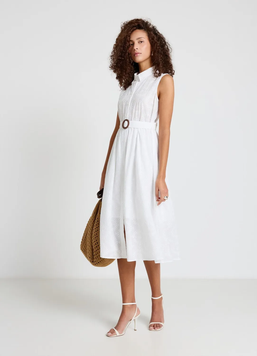 Calliope Chemisier robe chemisier femme sangallo
