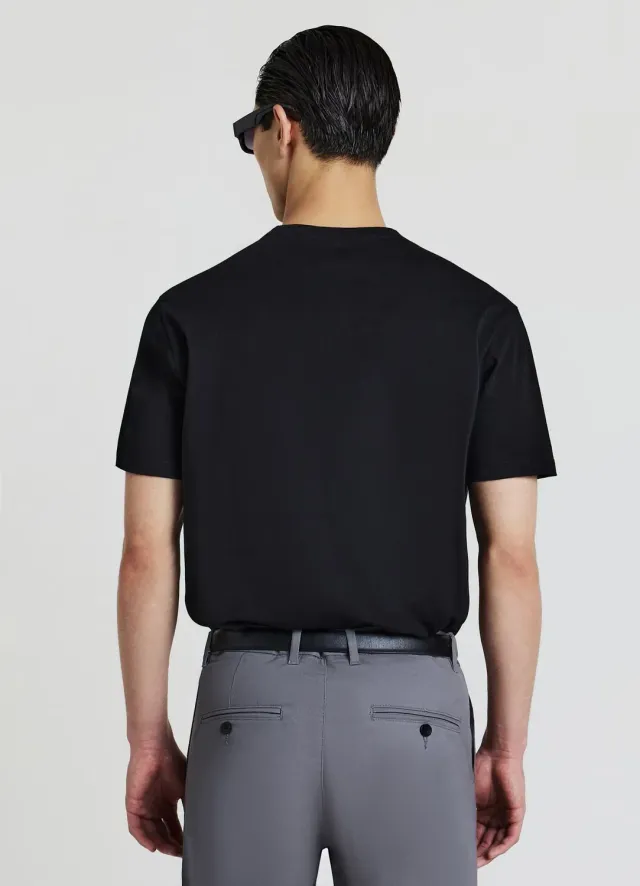 Calliope t-shirt homme uni col rond coton