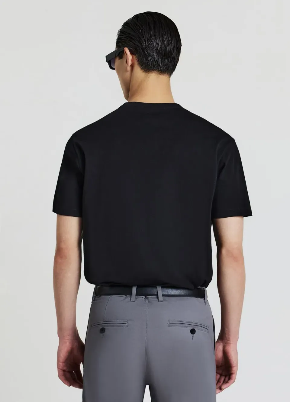 Calliope t-shirt homme uni col rond coton