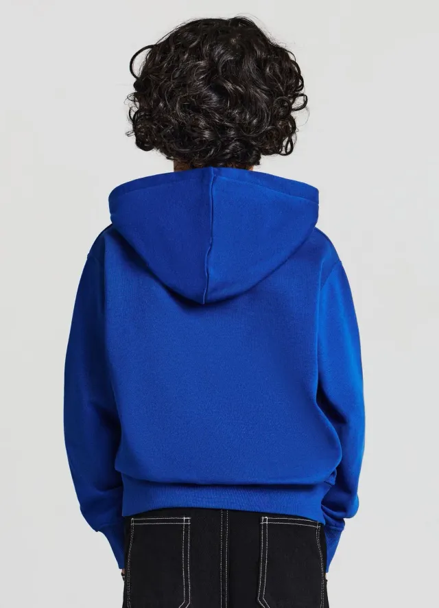 Calliope flammes et écrit sweat garçon capuche