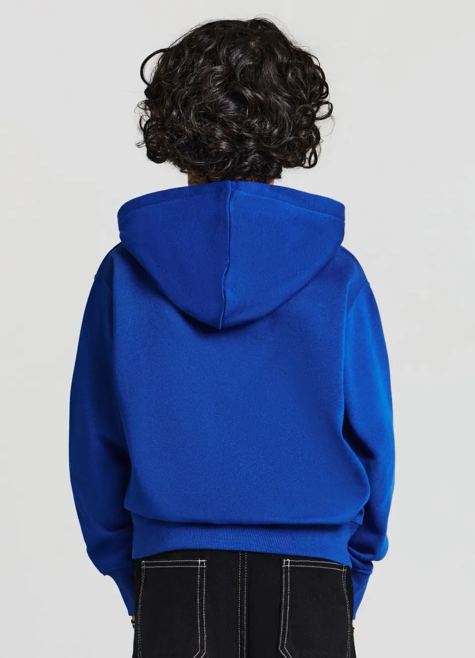 Calliope flammes et écrit sweat garçon capuche