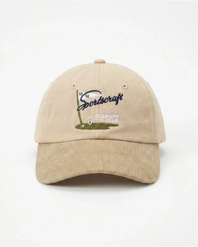 Sportscraft Country Club Casquette Coton Taille Unique Broderie Golf
