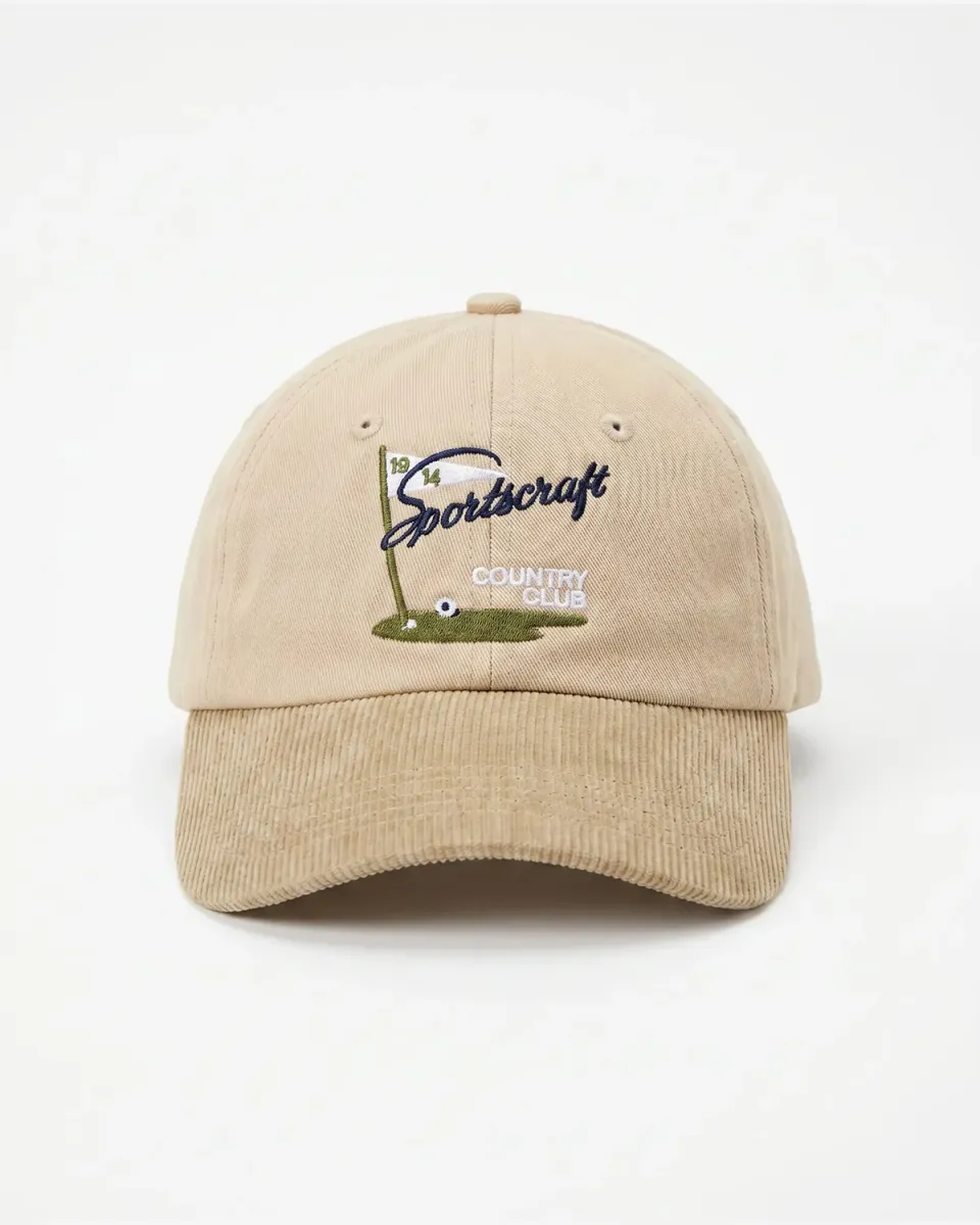Sportscraft Country Club Casquette Coton Taille Unique Broderie Golf