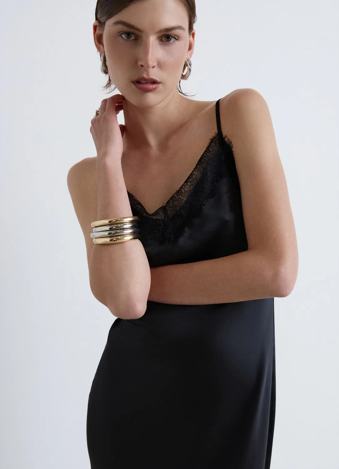 Calliope lot 4 bracelets rigides femme brillants