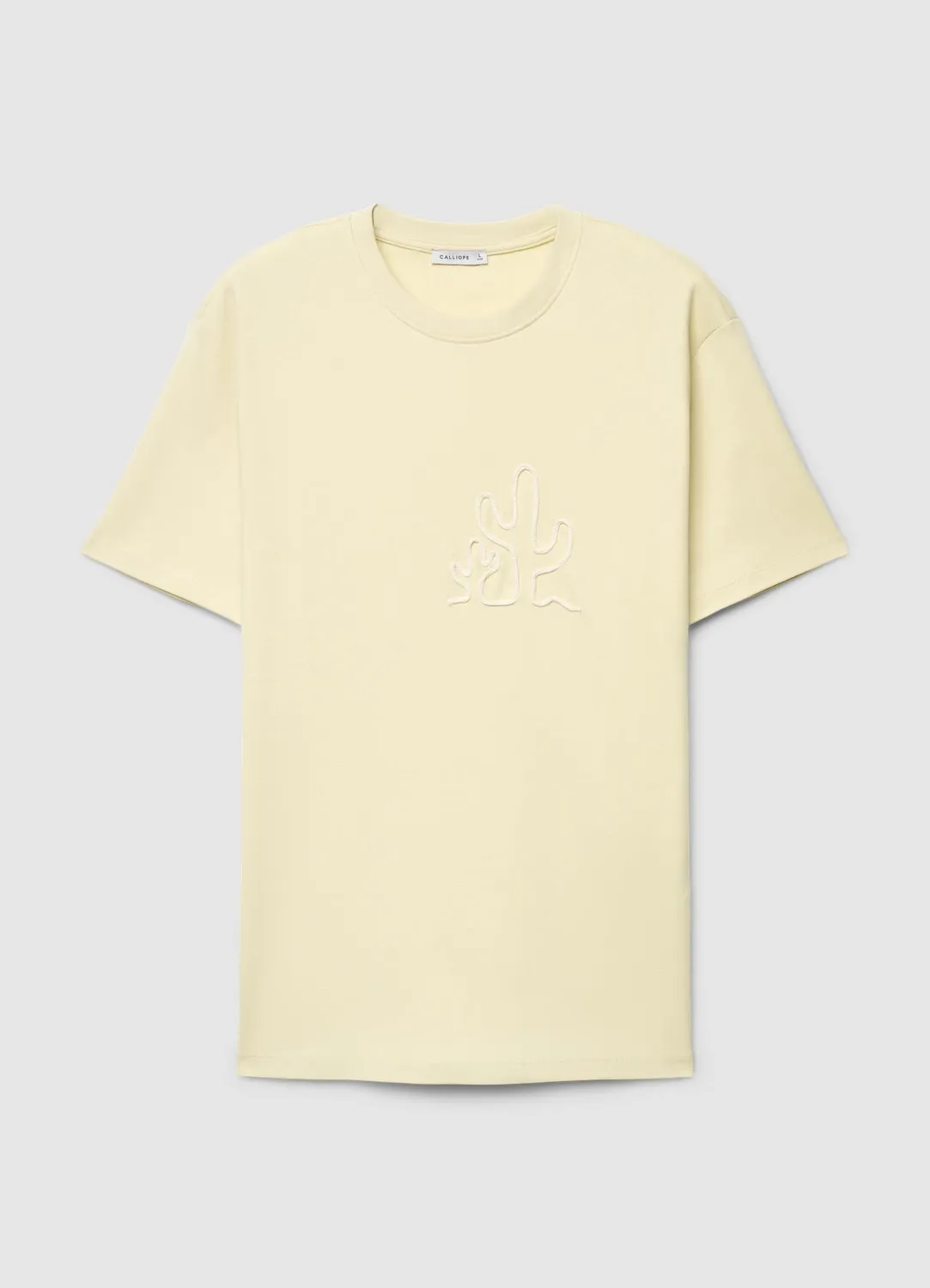 Calliope Cactus t-shirt homme coton col rond manches courtes