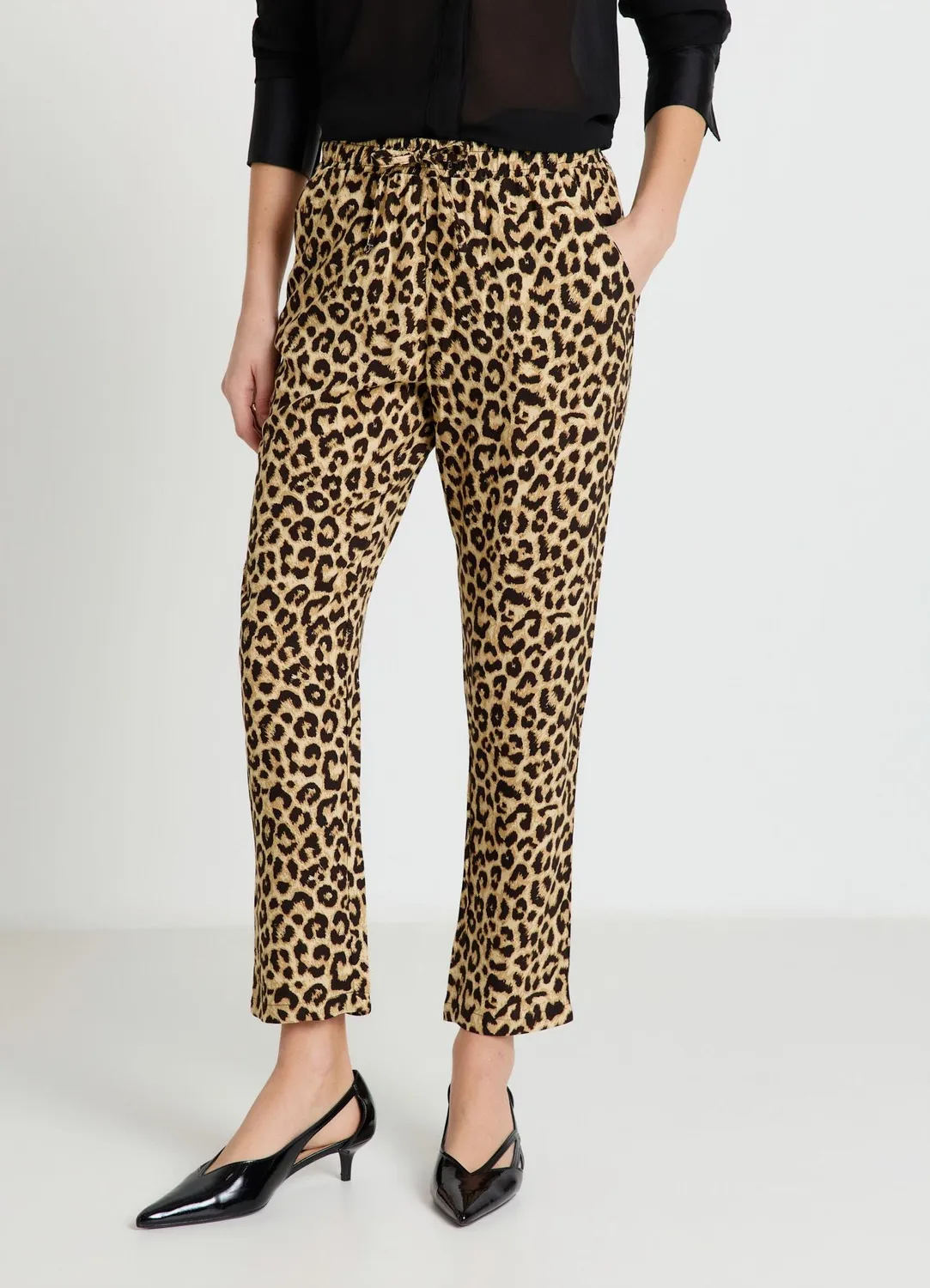 Calliope pantalon imprime animalier pyjama poche laterale