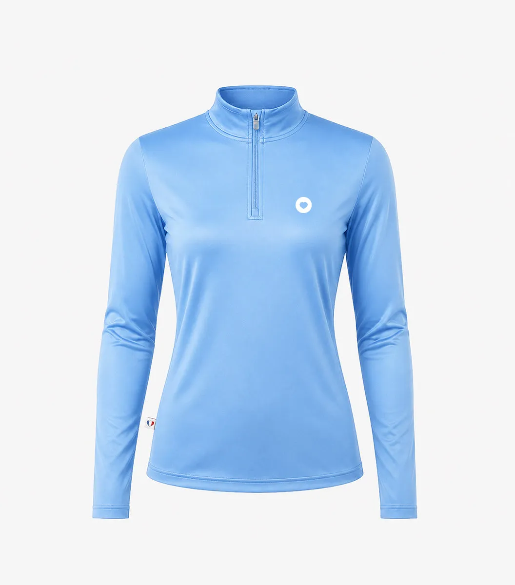 Cocorico Boost Ciel veste sport femme zip
