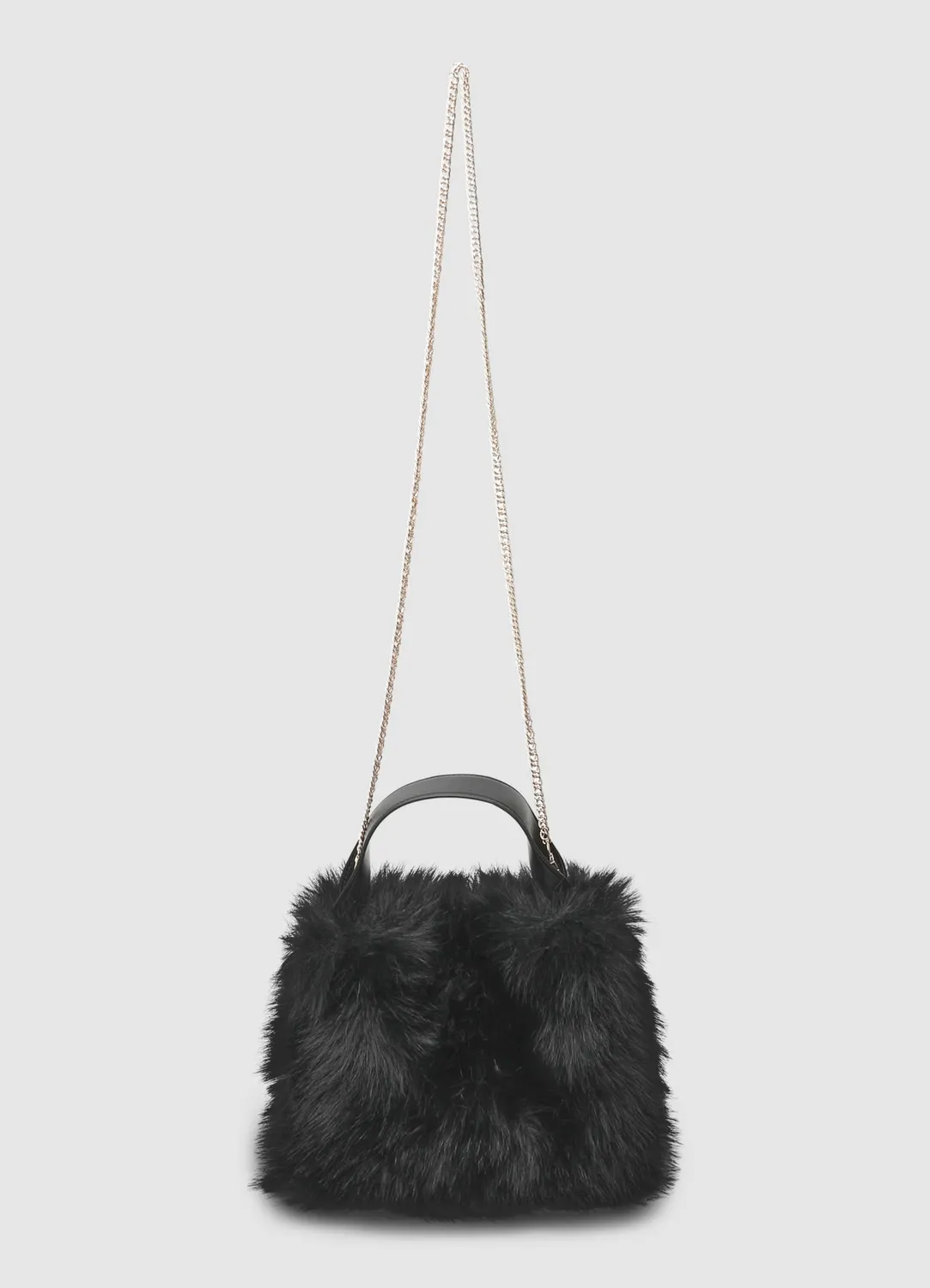 Calliope sac simili-fourrure chaîne femme TU