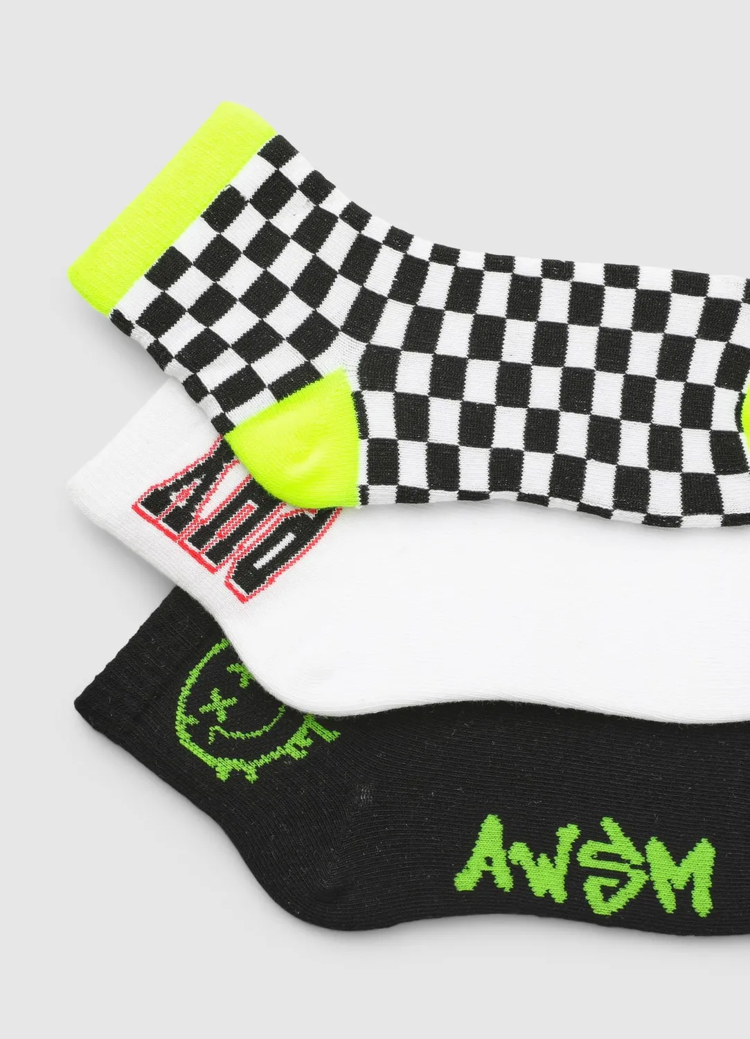 Calliope chaussettes enfant lot 3 cheville urban