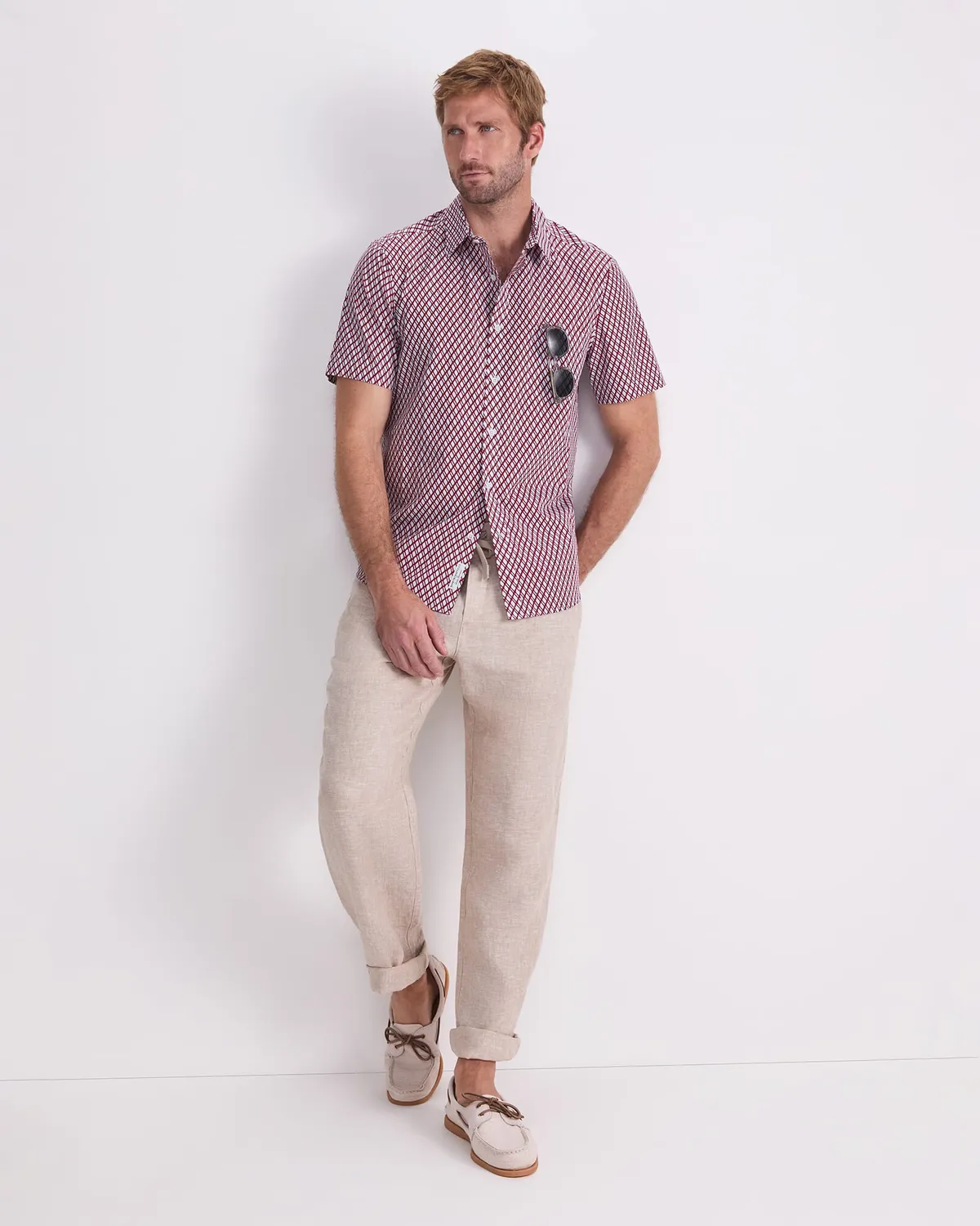 Sportscraft Joss Short Sleeve chemise imprimé homme