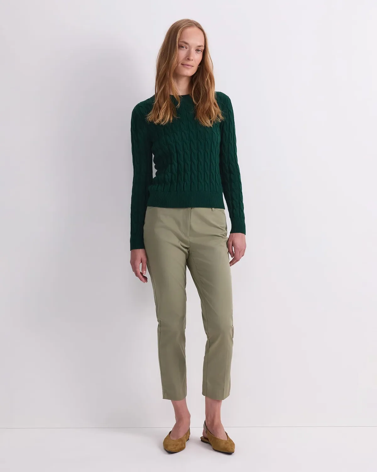 Sportscraft Merino Cable Sweater pull torsades laine mérinos