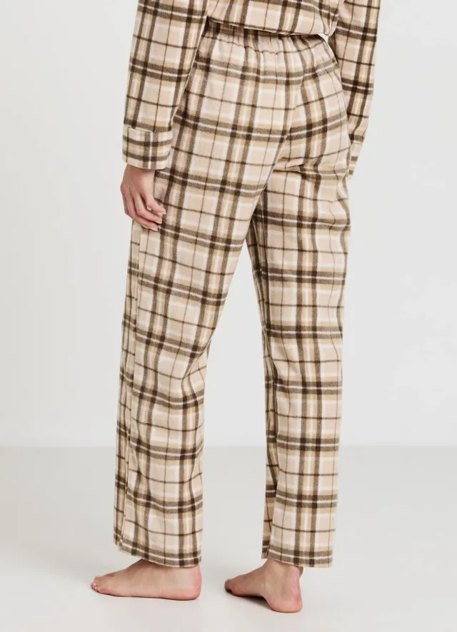 Calliope Pantalon pyjama femme à carreaux