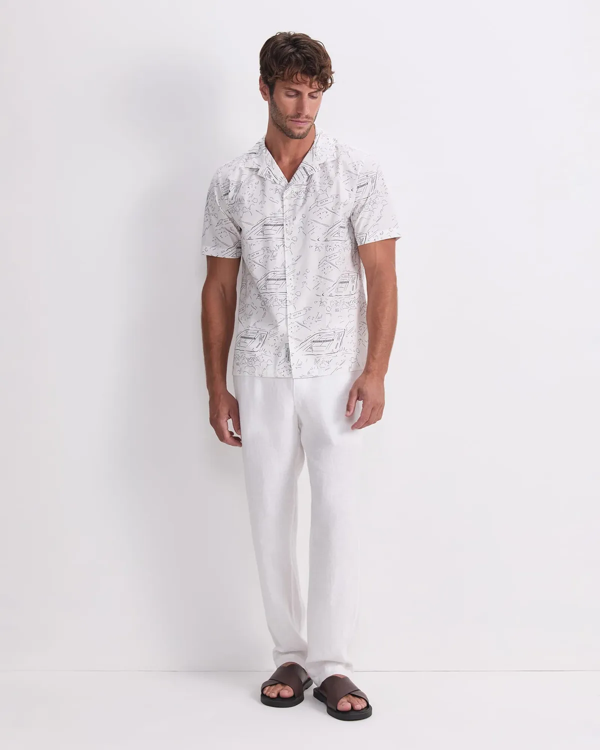 Sportscraft Rally chemise coton imprimée homme