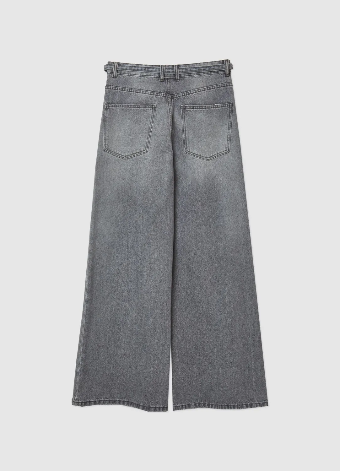 Calliope jean wide leg femme avec ceinture