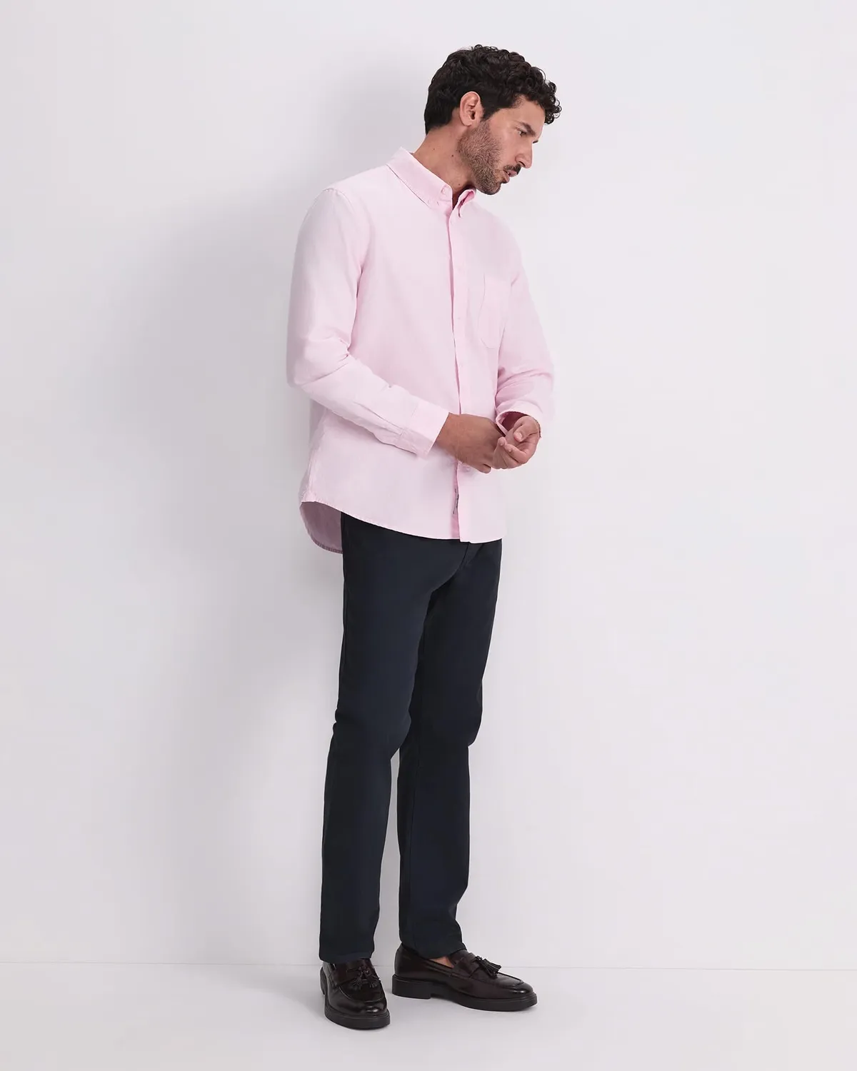 Sportscraft chemise oxford manches longues coton