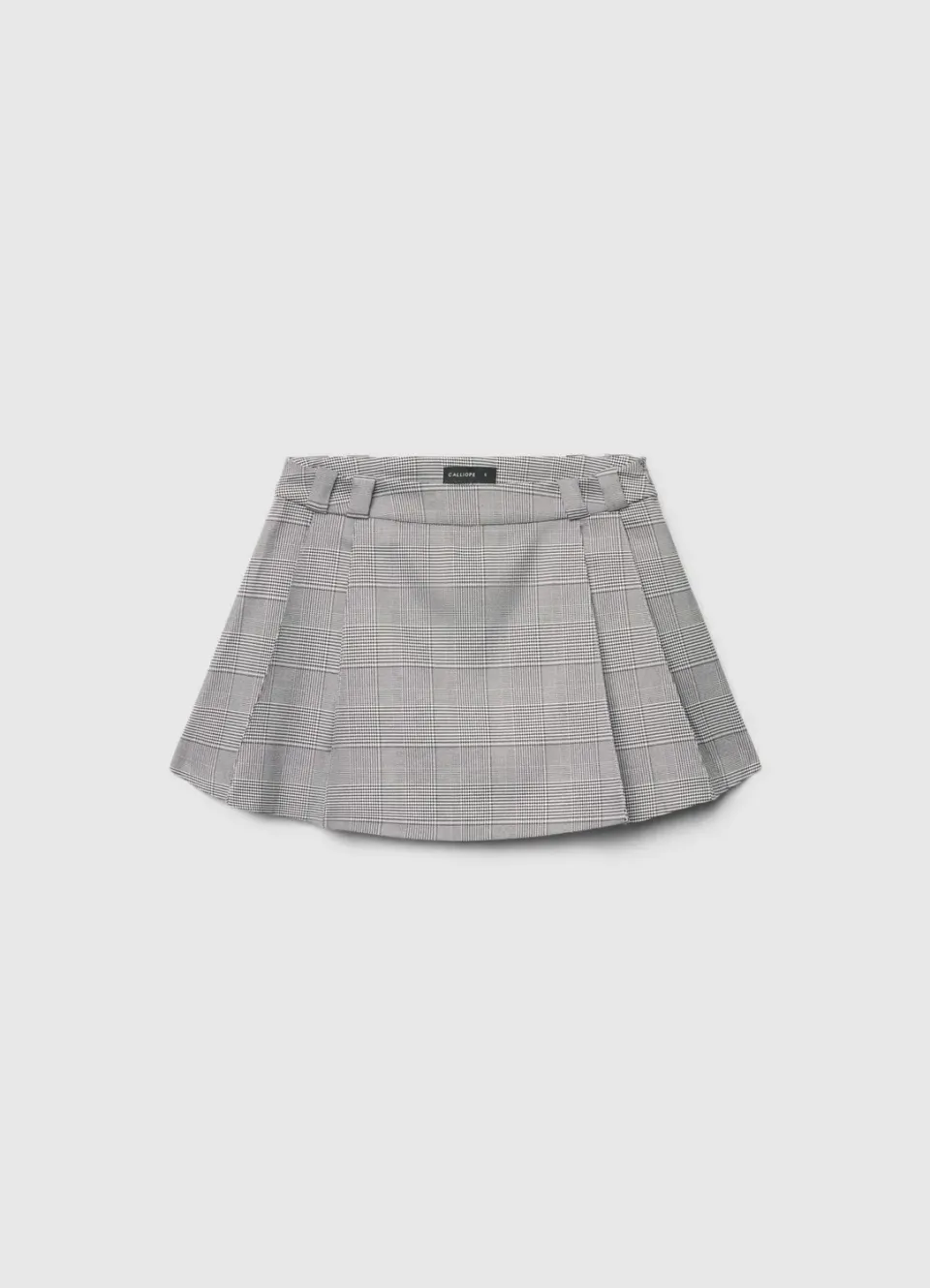 Calliope Jupe-short plissée prince-de-galles femme