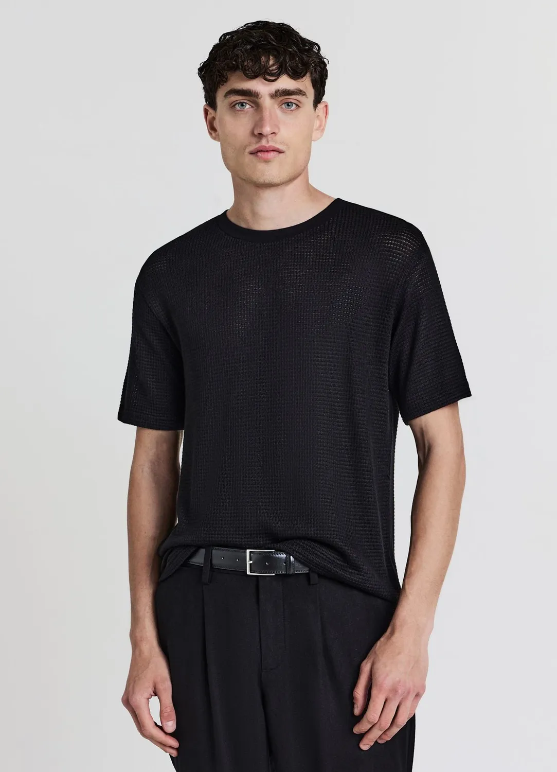 Calliope t-shirt homme col rond texturé regular